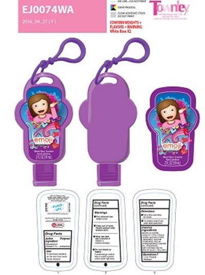 label - Mixed berry  girl hand